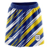 Custom Skirt/Skort Yellow, White & Blue Brush Strokes